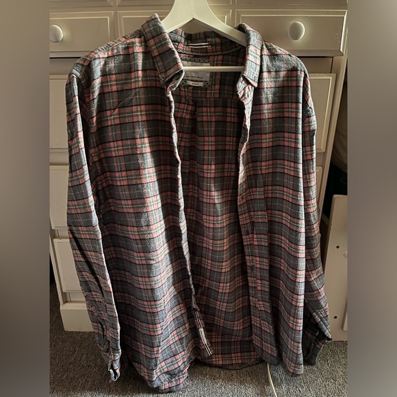 Denim & Flower Flannel size XL - Picture 1 of 2